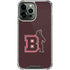 Brown University Bears Logo iPhone 13 Pro Max Clear Case